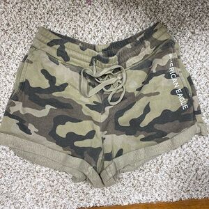 super soft camo shorts
